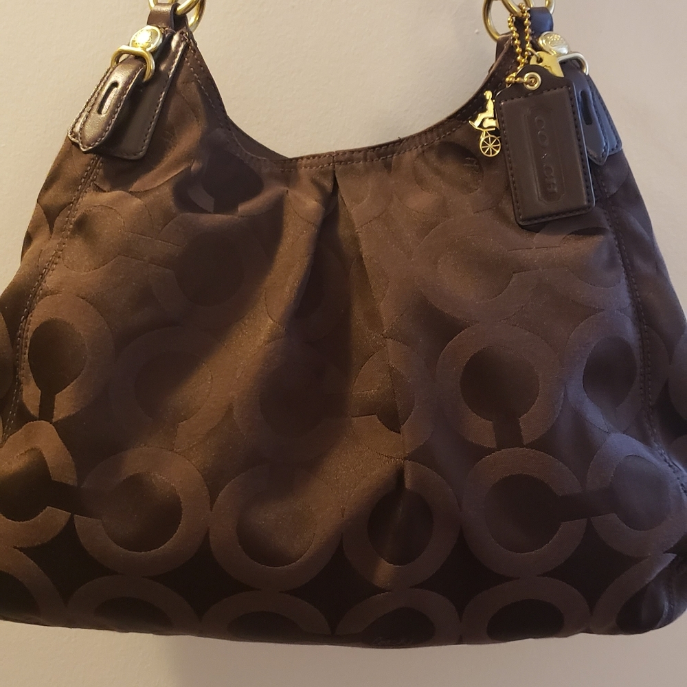 AUTHENTIC Chocolate Brown Coach Hobo